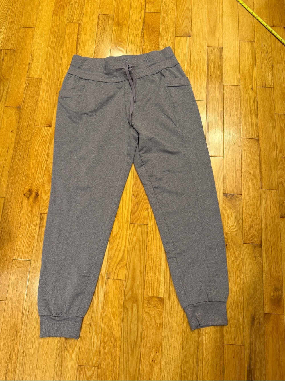 Women's Heather Mauve Drawstring Jogger Pants